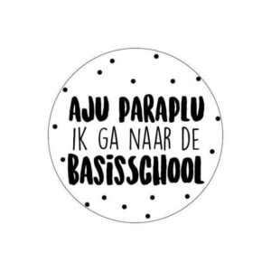 Aju paraplu ik ga naar de basisschool