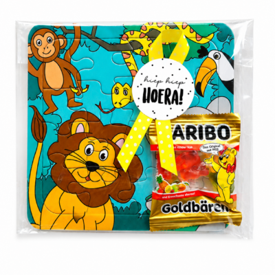 Traktatie Puzzel jungle | Kant en klare traktatie