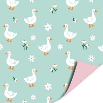 Neutraal geboorte cadeaupapier