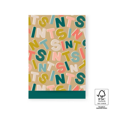 Sinterklaas zakje letters