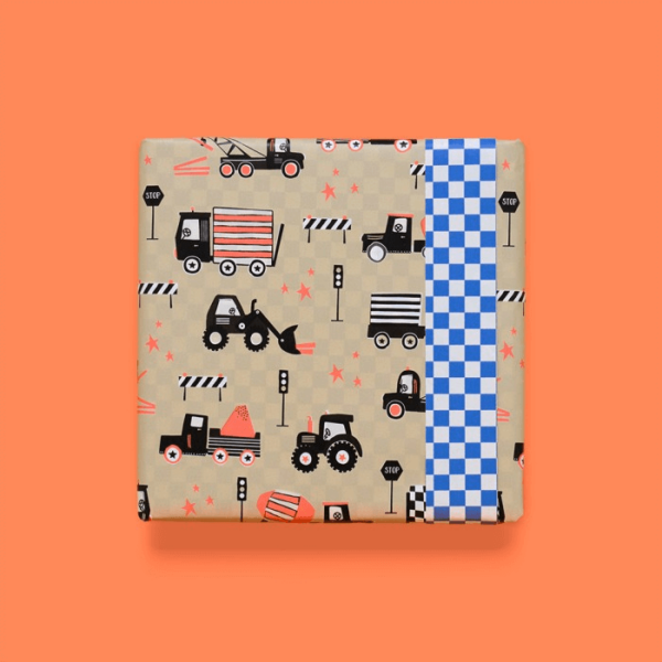 Cadeaupapier voertuigen