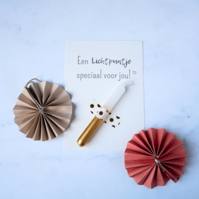 Kaart een lichtpunje speciaal voor jou!