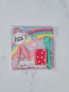 Unicorn Puzzel Traktatie – Magisch en Uniek!