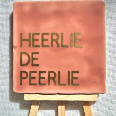 Tegel heerlie de peerlie Peach