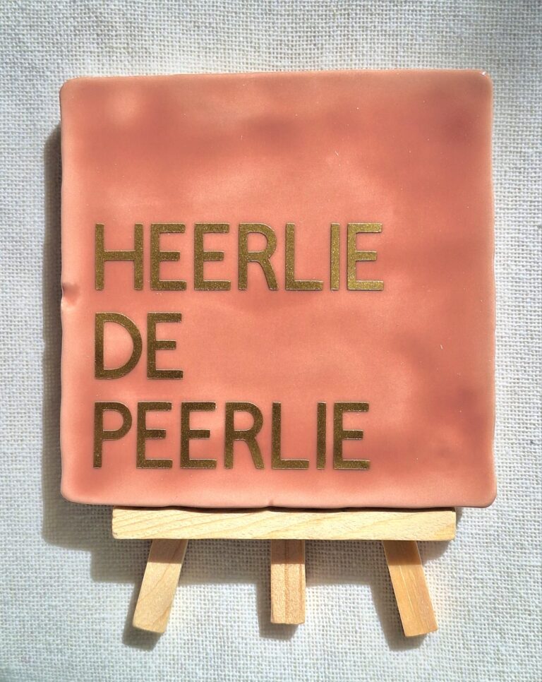 Tegel heerlie de peerlie Peach