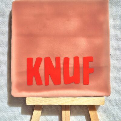 Tegel Knuf peach