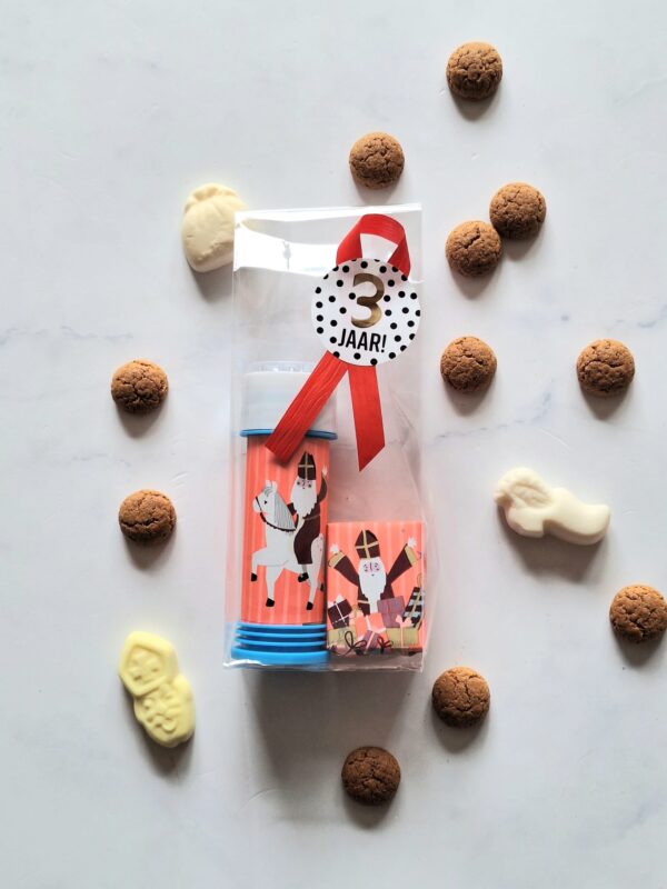 Sinterklaas bellenblaas traktatie