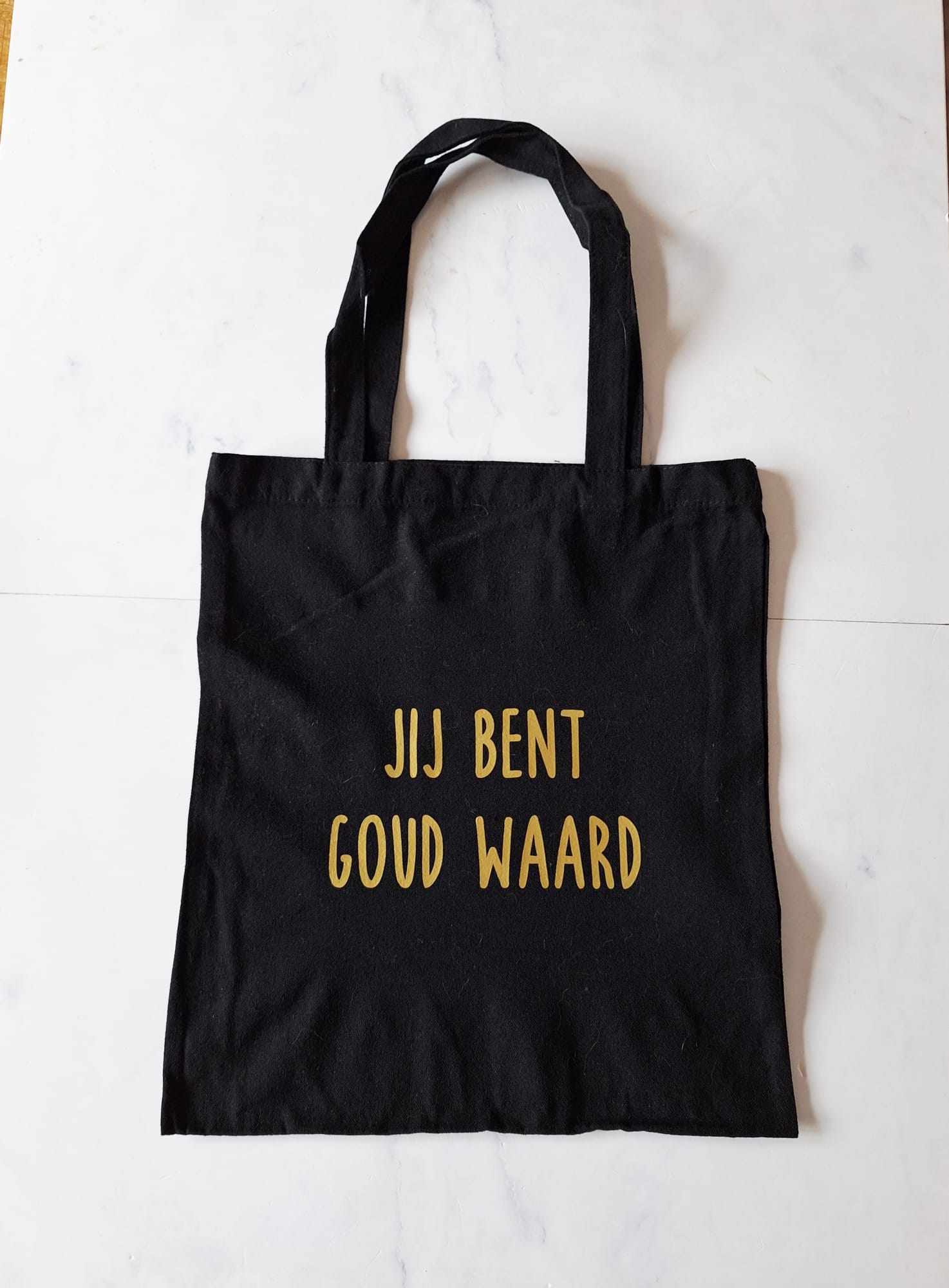 canvas tas jij bent goud waard