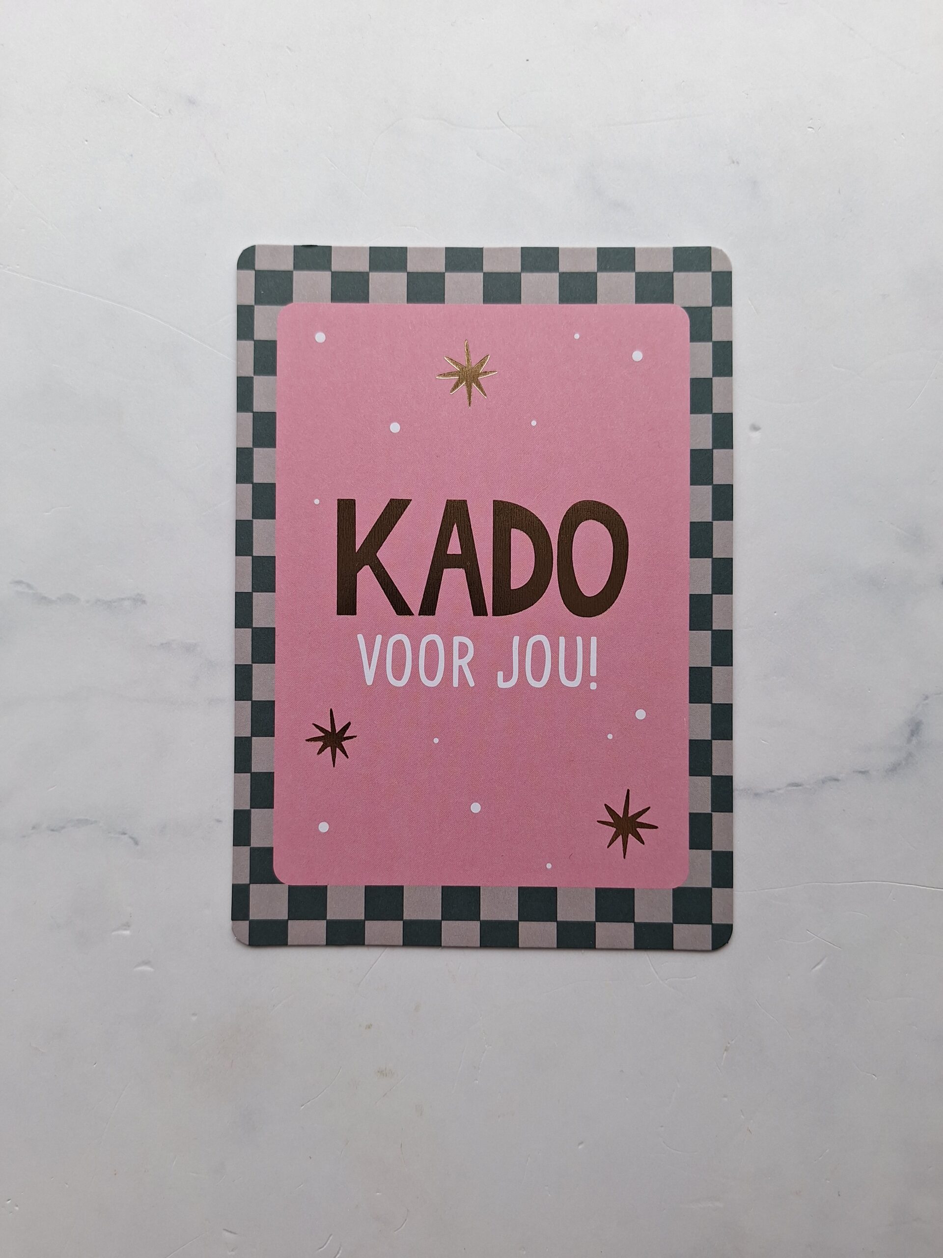 Kaart Kado voor jou