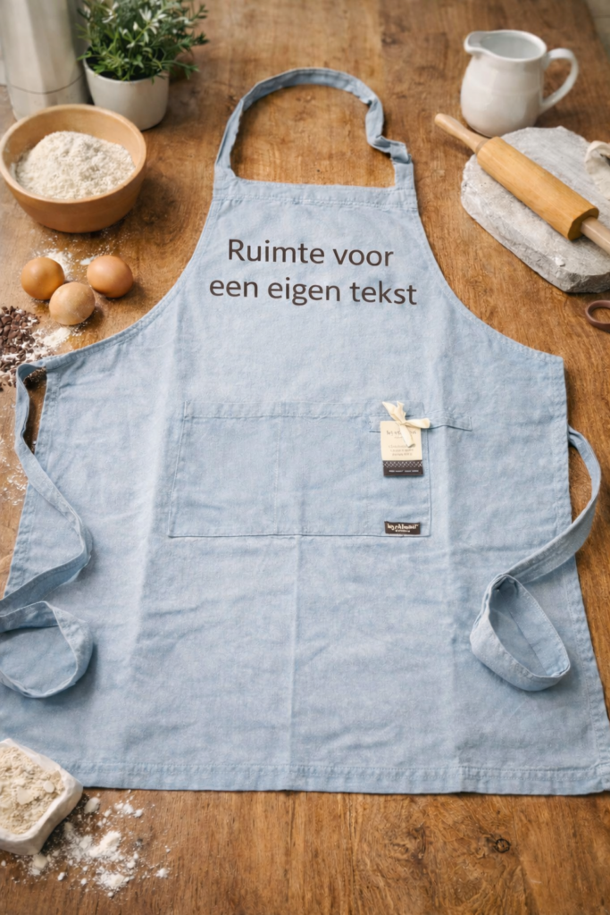 Kookschort met eigen tekst
