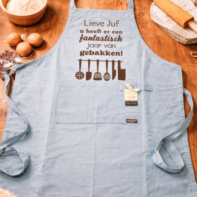 Kookschort voor de juf/ meester